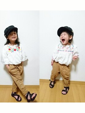 mio*mina*natsuさん（キッズ・100cm）の春コーディネート