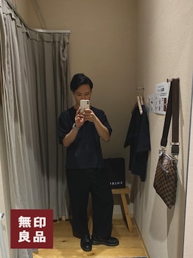 「Dr. Martens（ドクターマーチン）のDr.Martens (ドクターマーチン)/1461 3EYE GIBSON SHOES（その他シューズ）」を使った、ゆうりんごさん（メンズ・163cm）の夏コーディネート