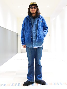 「orslow」｜「アイテム（ブルゾン）」を使った、こたさん（メンズ・180cm）の秋コーディネート