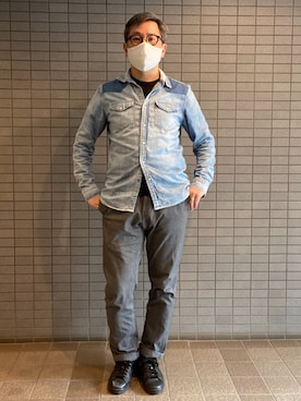 「GAP（ギャップ）のアイテム（トップス）」を使った、Ichigonyc Brooklyn さん（メンズ・170cm）の秋コーディネート