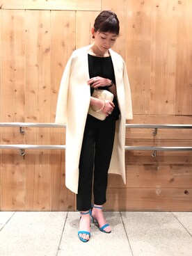 「アパートバイローリーズ」｜「アイテム（サロペット/オーバーオール）」を使った、さちさん（レディース・160cm）の春コーディネート