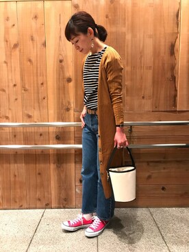 「アパートバイローリーズ」｜「アイテム（腕時計）」を使った、さちさん（レディース・161cm）の春コーディネート