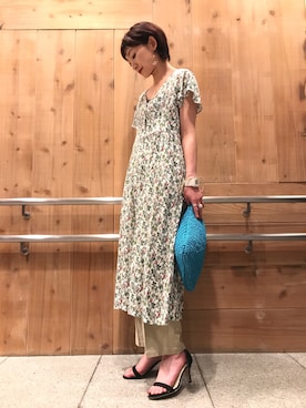「アパートバイローリーズ」｜「アイテム（腕時計）」を使った、さちさん（レディース・161cm）の夏コーディネート