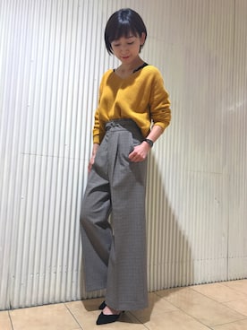 「アパートバイローリーズ」｜「アイテム（腕時計）」を使った、さちさん（レディース・161cm）の秋コーディネート