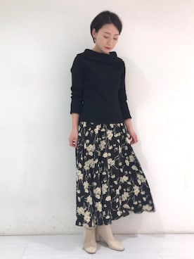 さちさん（レディース・161cm）の冬コーディネート