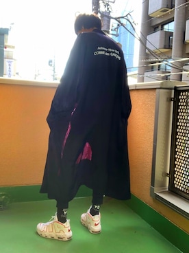 BLACK COMME des GARCONSのアイテムを使った「スタッフコート」の人気