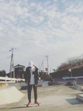 「H&M（エイチ・アンド・エム）のアイテム（その他）」を使った、hirotoさん（メンズ・175cm）の冬コーディネート