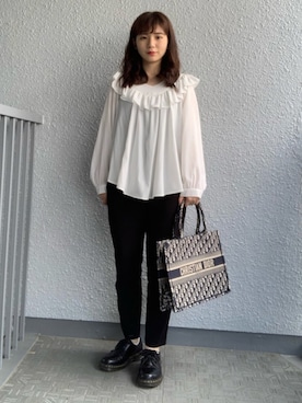 「christian dior」｜「アイテム（ブーツ）」を使った、reoreoniさん（レディース・153cm）の春コーディネート