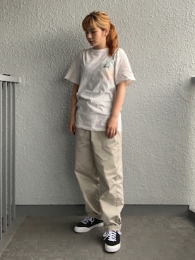 「C1RCA（サーカ）のアイテム」を使った、reoreoniさん（レディース・153cm）の夏コーディネート