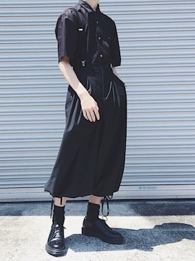 「merlot plus（メルロープリュス）のアイテム」を使った、monokuromonozさん（メンズ・165cm）の春コーディネート