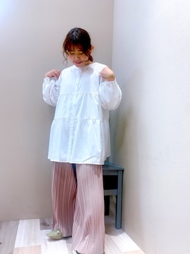 「花見コーデ」｜「アイテム（パンプス）」を使った、mi_zuさん（レディース・145cm）の春コーディネート