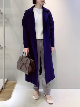 「Rouge vif（ルージュヴィフ）のアイテム（トレンチコート）」を使った、yyhhmm互相さん（レディース・165cm）の春コーディネート