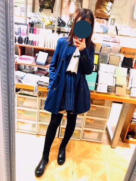 「stradivarius（ストラディバリウス）のアイテム（マウンテンパーカー）」を使った、-Achlys-さん（レディース・162cm）の秋コーディネート