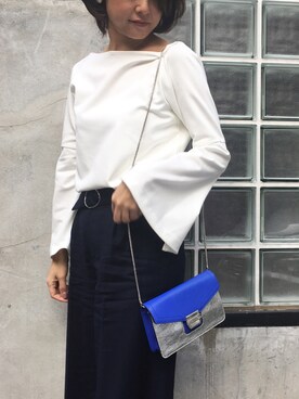 「Milly（ミリー）のアイテム（バッグ）」を使った、yukoさん（レディース・162cm）の冬コーディネート