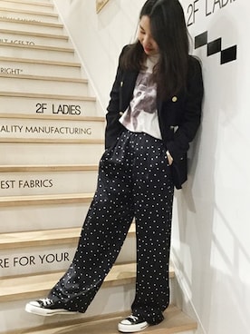 「フォト」｜JOURNAL STANDARD relume代官山店レディーススタッフさん（レディース・155cm）の冬コーディネート