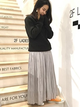 「Andersen-Andersen（アンデルセンアンデルセン）のアイテム」を使った、JOURNAL STANDARD relume代官山店レディーススタッフさん（レディース・155cm）の冬コーディネート