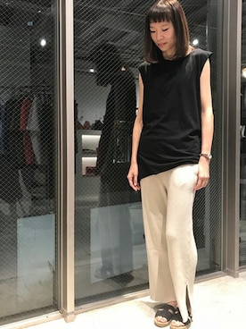 「OAK（オーク）のアイテム」を使った、JOURNAL STANDARD relume代官山店レディーススタッフさん（レディース・173cm）の春コーディネート