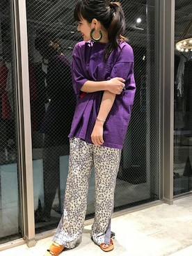 「CAMBER（キャンバー）のアイテム」を使った、JOURNAL STANDARD relume代官山店レディーススタッフさん（レディース・155cm）の夏コーディネート