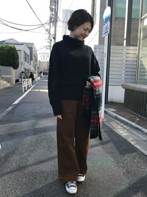 Journal Standard Relume代官山店レディーススタッフ Journal Standard Relume 代官山店 Journal Standard Relumeのニット セーターを使ったコーディネート Wear