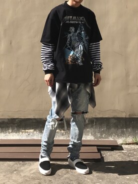 后摇主唱さんのコーディネート