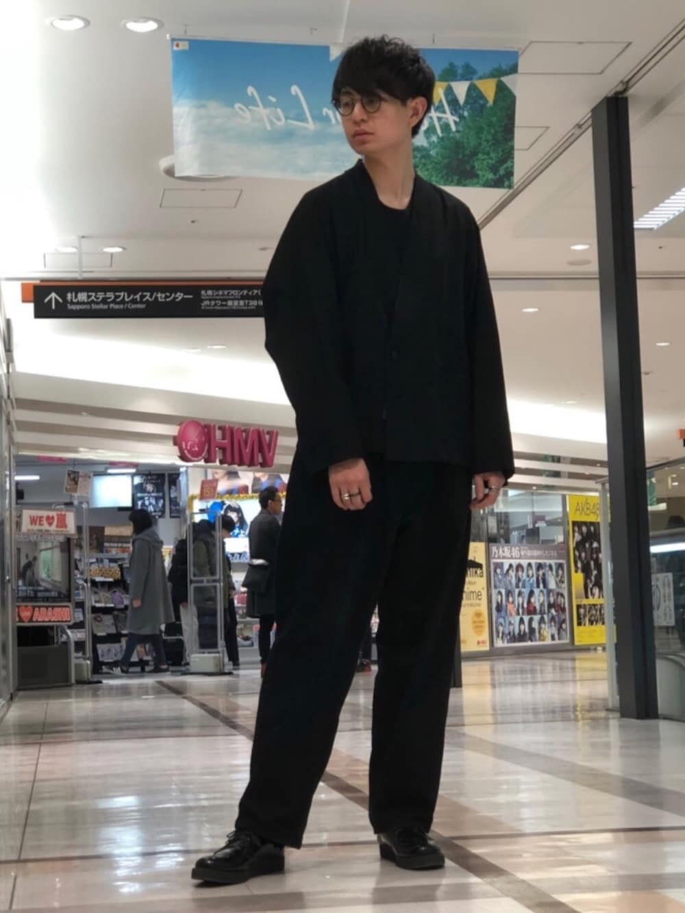 ESSAY（エッセイ）の「ESSAY DEKABAKI BAGGY black（デニムパンツ