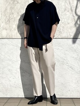 「Lui's（ルイス）のアイテム（その他シューズ）」を使った、Ryoさん（メンズ・180cm）の春コーディネート