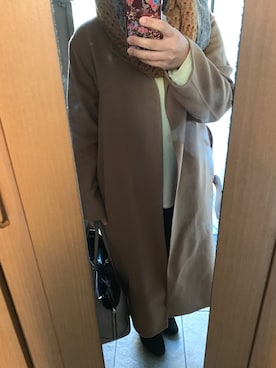 「PLST（プラステ）のアイテム（その他アウター）」を使った、もりひろこさん（レディース・152cm）の秋コーディネート