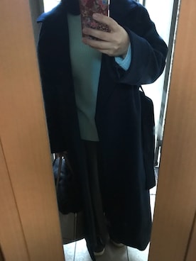 「Mila Owen」｜「アイテム（その他アウター）」を使った、もりひろこさん（レディース・152cm）の冬コーディネート