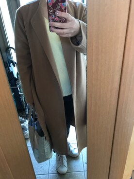 「PLST（プラステ）のアイテム（その他アウター）」を使った、もりひろこさん（レディース・152cm）の春コーディネート