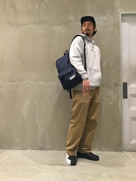 「THUMPERS BROOKLYN NYC USA（サンパース）のアイテム」を使った、カッキーさん（メンズ・186cm）の冬コーディネート