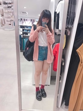 「ROXY（ロキシー）のアイテム（パンツ）」を使った、Tongtsuki さん（レディース・158cm）の秋コーディネート