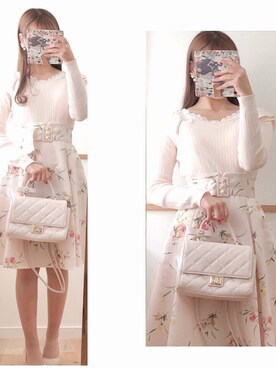 「KOBE LETTUCE」｜「アイテム（その他）」を使った、marinoさん（レディース・155cm）の冬コーディネート