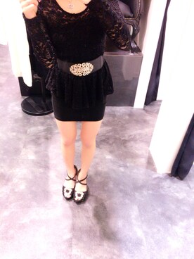 「present（プレゼント）のアイテム（シューズ）」を使った、Renaさん（レディース・145cm）の春コーディネート