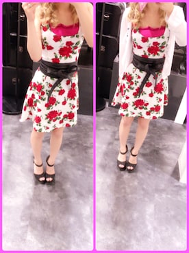 「アイテム（チューブトップ）」を使った、Renaさん（レディース・148cm・10代）の夏コーディネート