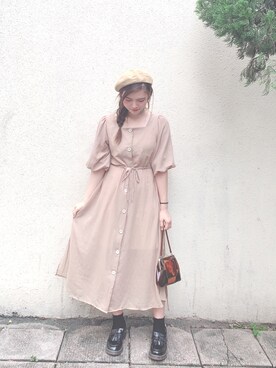 「chic」｜在下黄慢慢🌿さん（レディース・160cm）の夏コーディネート