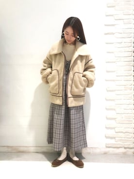 miriさん（レディース・153cm）の冬コーディネート