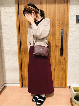 みつ葉@3姉妹ままさん（レディース・157cm）の秋コーディネート