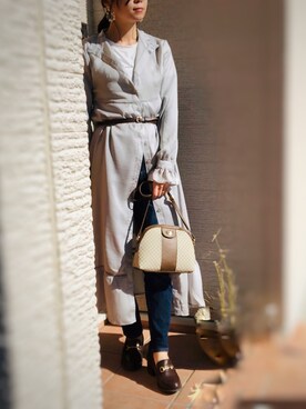 みつ葉@3姉妹ままさん(レディース・157cm)の冬コーディネート