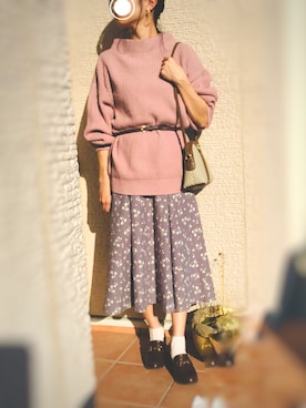 みつ葉@3姉妹ままさん（レディース・157cm）の冬コーディネート