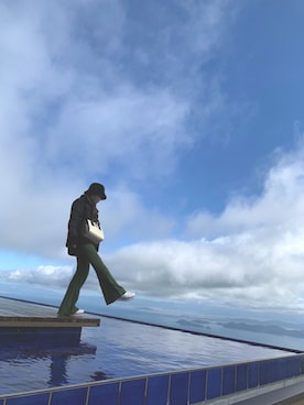 「MARC JACOBS（マークジェイコブス）のアイテム（トートバッグ）」を使った、otamuさん（レディース・152cm）の冬コーディネート