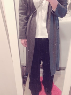 「Another Edition（アナザーエディション）のアイテム（シューズ）」を使った、junnさん（レディース・157cm）の春コーディネート