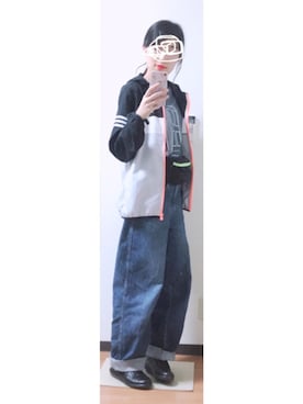 「BBQ」｜「アイテム（ジャケット/アウター）」を使った、minimalist  yoneさん（レディース・163cm）の秋コーディネート