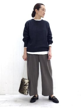 Yokoさん（レディース・158cm）の秋コーディネート