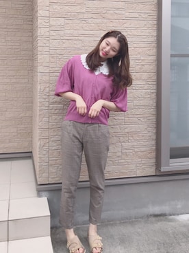 ひろか⍤⃝︎さん（レディース・163cm）の秋コーディネート