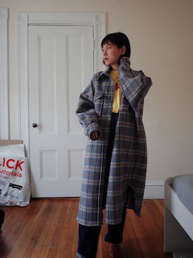 「STYLENANDA（スタイルナンダ）のアイテム（ダッフルコート）」を使った、awuweiさん（レディース・165cm）の春コーディネート