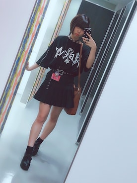 「アイテム（チョーカー）」を使った、MISAさん（レディース・154cm・10代）の夏コーディネート