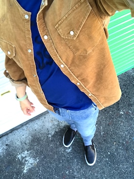 「33Degrees（サーティースリーディグリーズ）のアイテム」を使った、shizuku7さん（メンズ・169cm）の春コーディネート