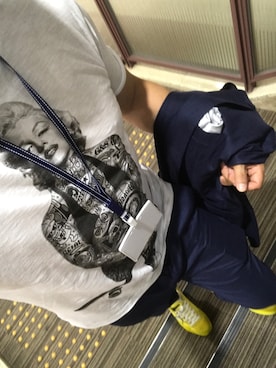 「BEAUTY&YOUTH UNITED ARROWS（ビューティーアンドユースユナイテッドアローズ）のアイテム（セットアップ）」を使った、shizuku7さん（メンズ・169cm）の夏コーディネート