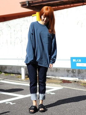 「suicoke（スイコック）のアイテム」を使った、ROOPTOKYO   tabataさん（レディース・163cm）の春コーディネート