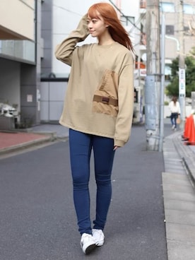 「REMI RELIEF（レミレリーフ）のアイテム」を使った、ROOPTOKYO   tabataさん（レディース・163cm）の春コーディネート